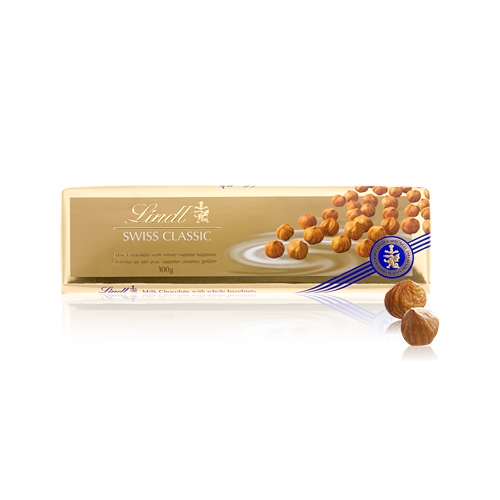 Lindt Gold Milk Hazelnut Bar 300g